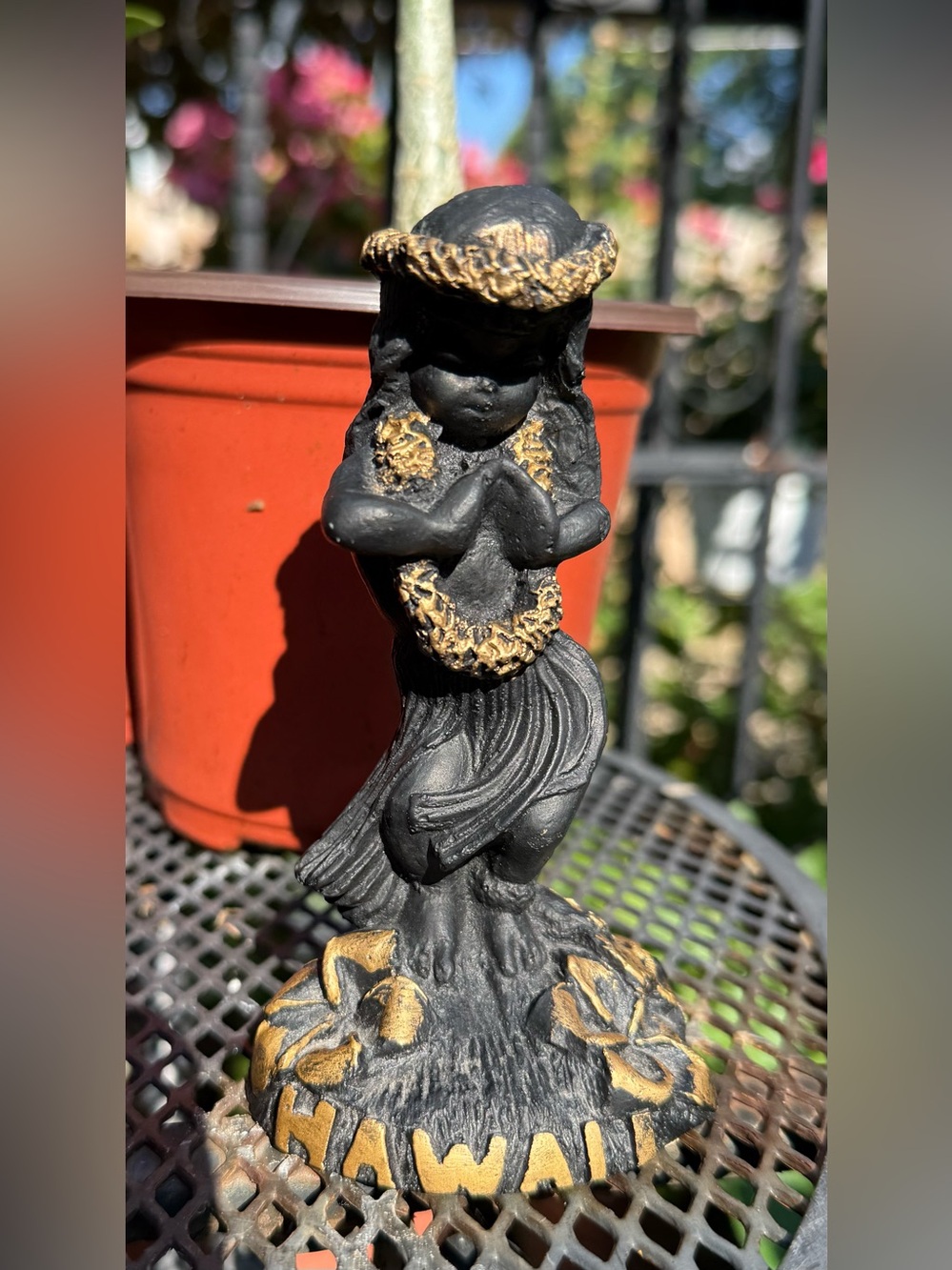 Vintage Lava Rock Figurine